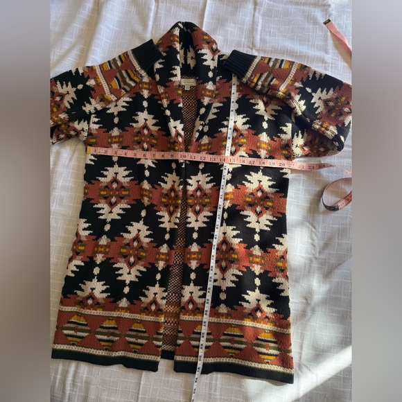 EUC Lucky Brand fair isle open cardigan sz Medium - Picture 5 of 16